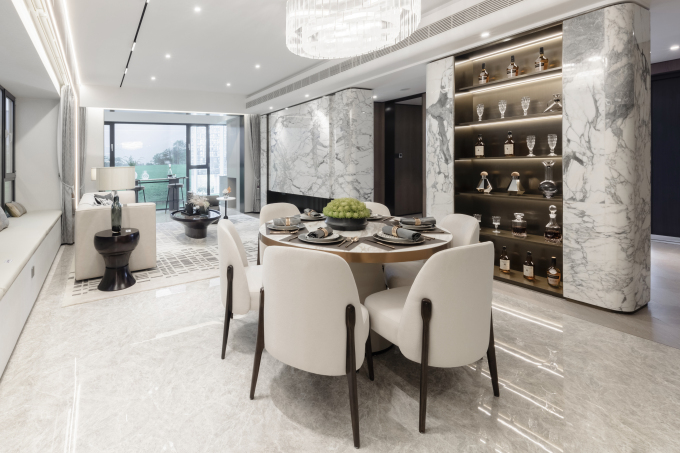 远景精装修客厅餐厅图