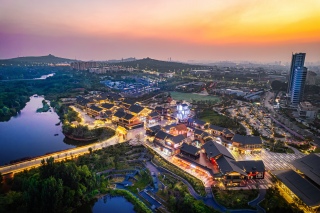 文旅房地产特色商街远景图