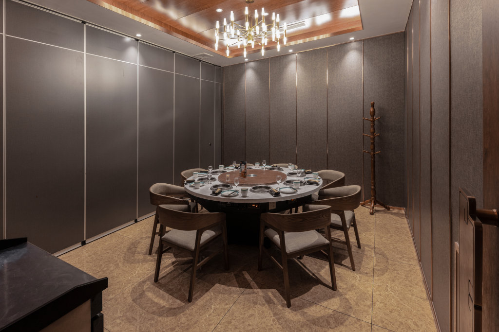 简约风装修宴客包间图版权图片下载