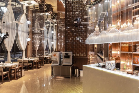 中式餐厅空间设计实拍图