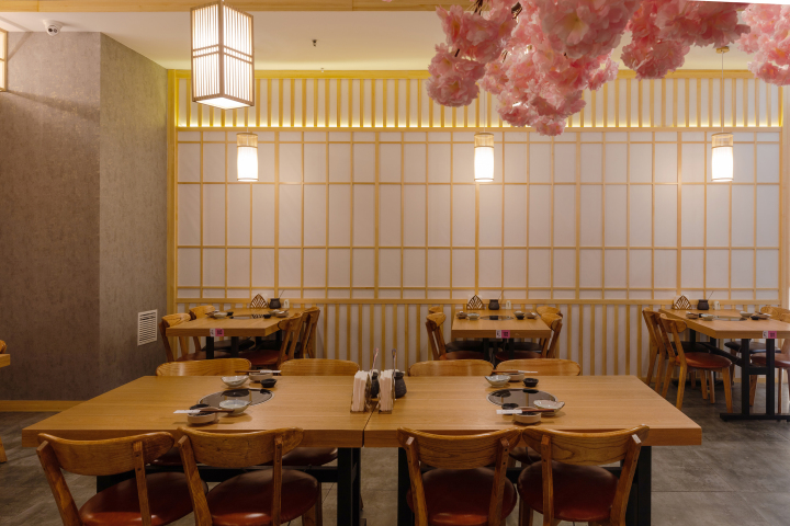 设计日式饮食餐厅版权图片下载