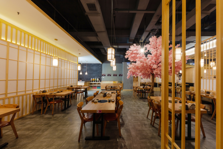 知名日式料理餐厅设计版权图片下载