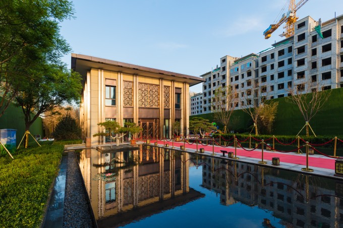 新中式豪宅售楼接待厅