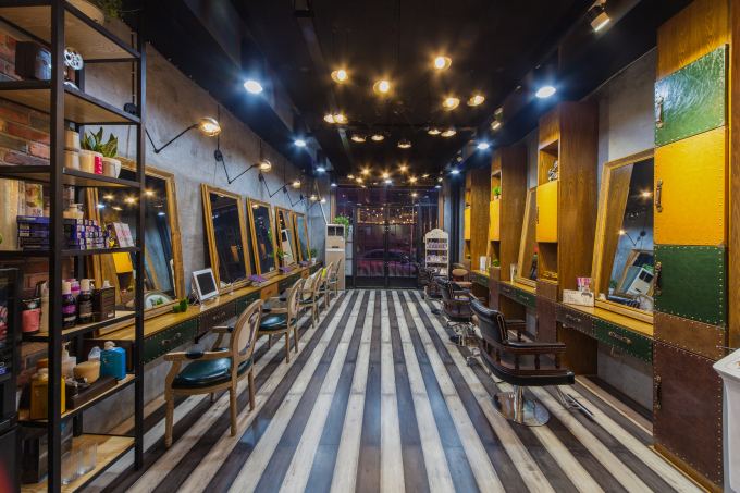 美式复古经典理发店