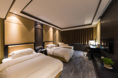 新中式现代酒店卧室高清图