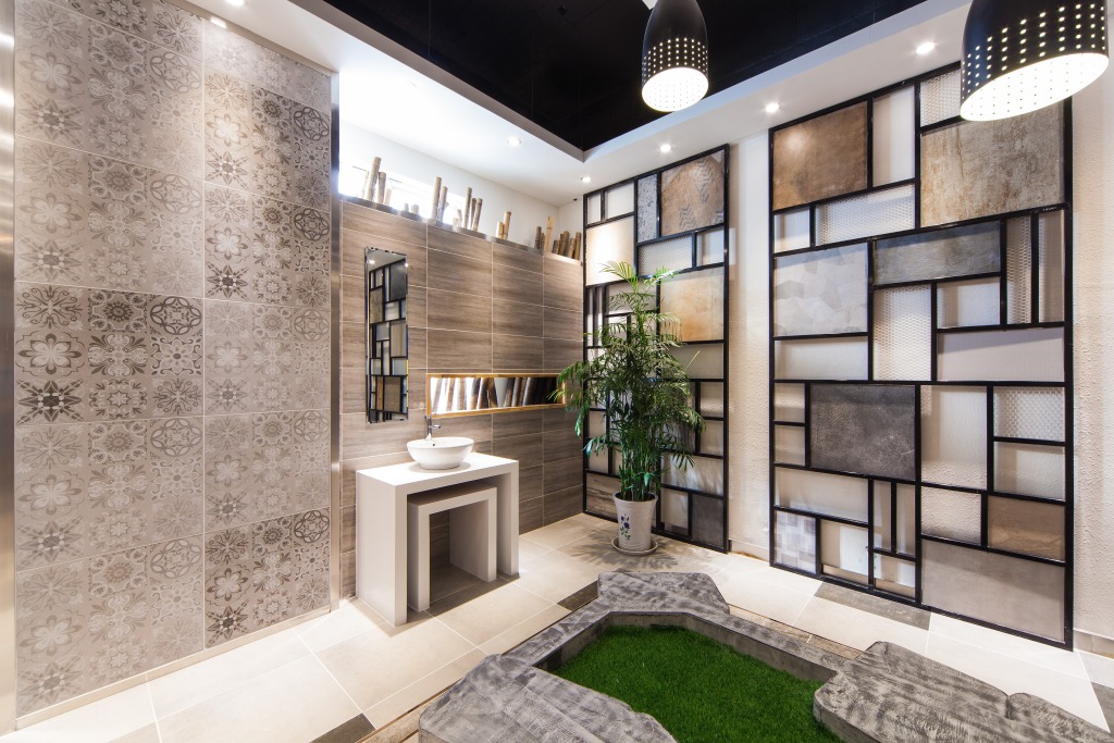 蕾丝欧式花纹大理石产品展示高清图版权图片下载