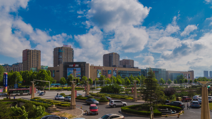 商城公寓绿化远景图