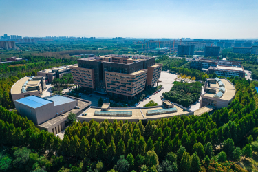 学校建筑教学楼远景图