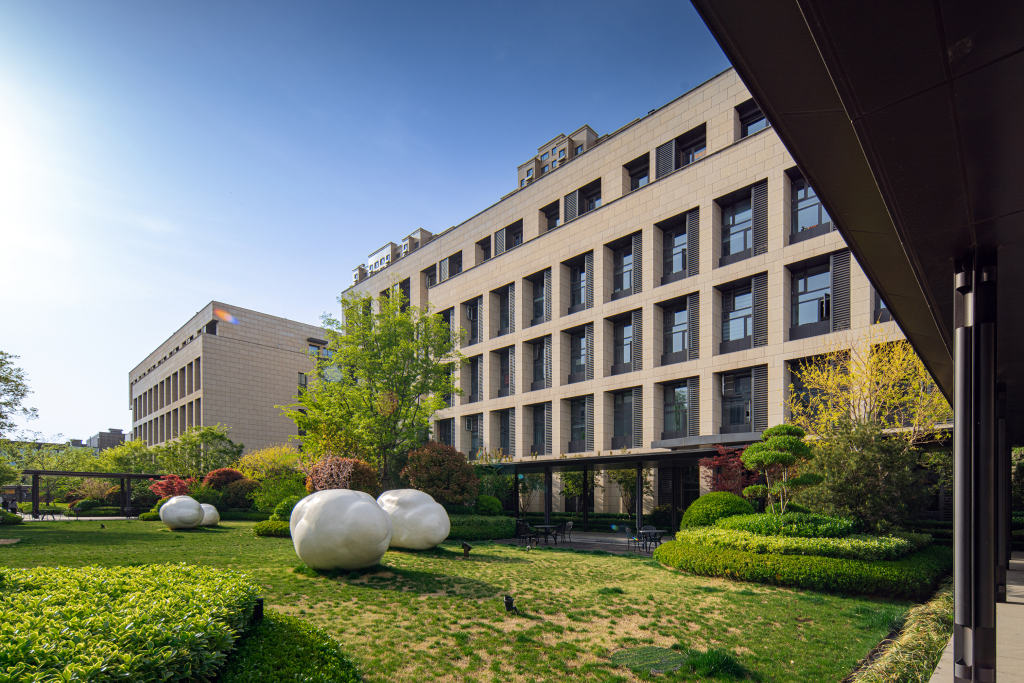 别墅小区住宅区环境图版权图片下载