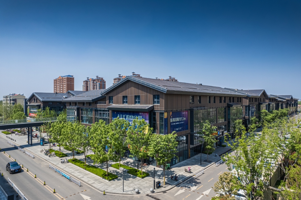 城市商业街建筑环境高清图