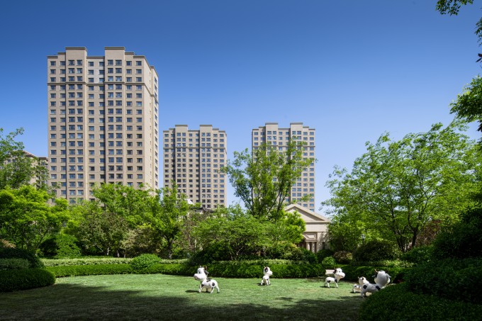 远景高楼园林绿化高清图