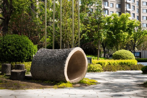 高档住宅艺术树木园林设计