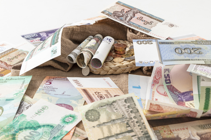 外国钞票钱币收藏图