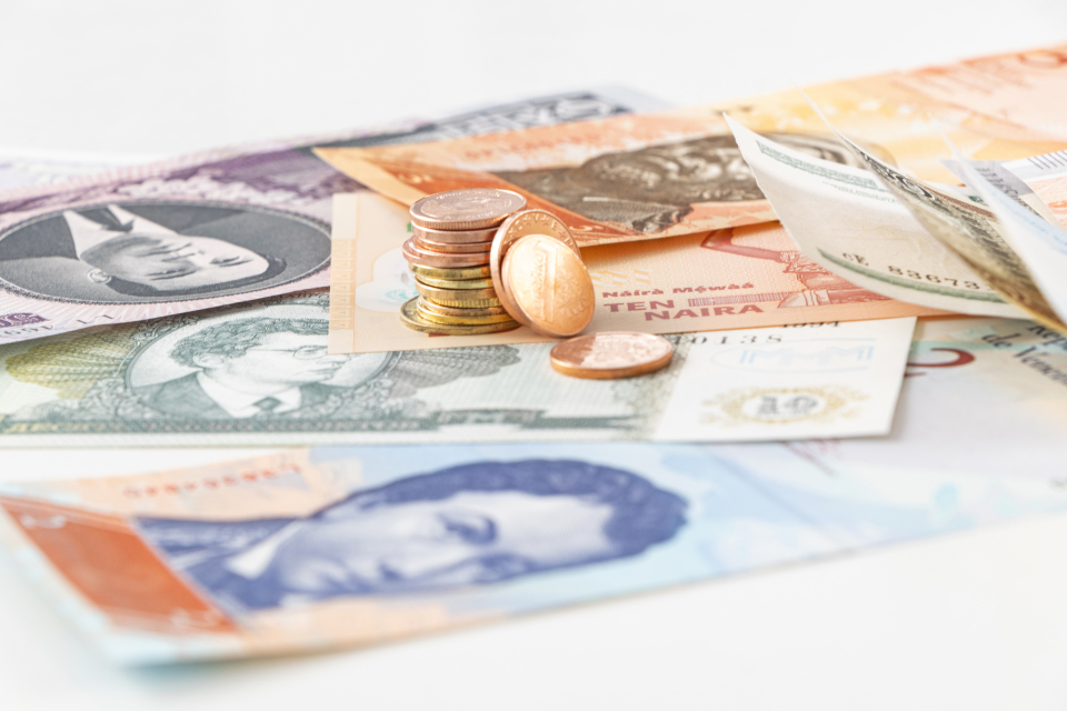 金钱货币近景高清展示图