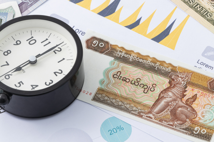 时间外币交易流通货币高清图版权图片下载
