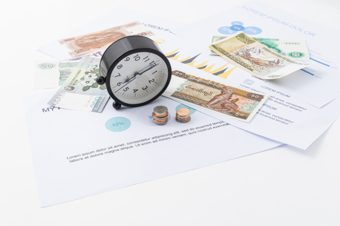 国际贸易货币金钱时间高清图