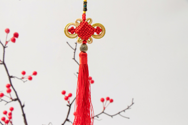 春节挂饰红色中国结图片