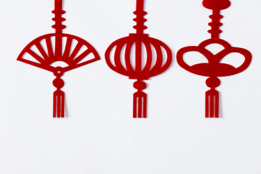 中国红色剪纸艺术高清图