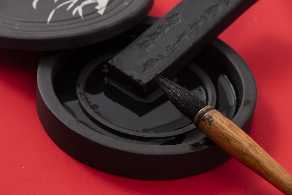 手写福字研磨盘高清图