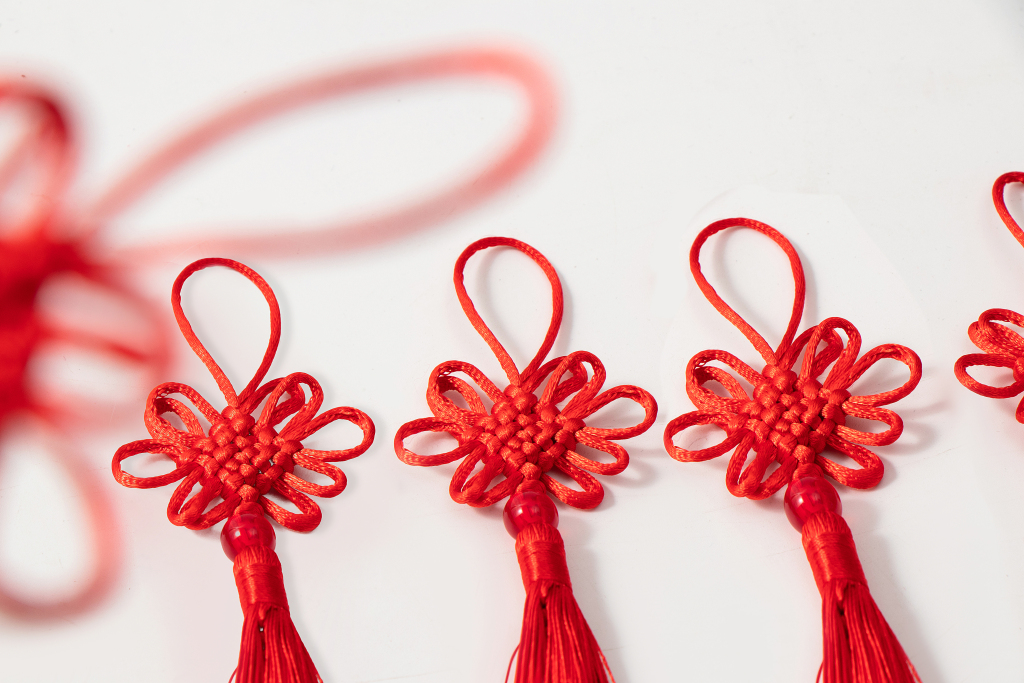 新春佳节传统中国装饰中国结高清图版权图片下载