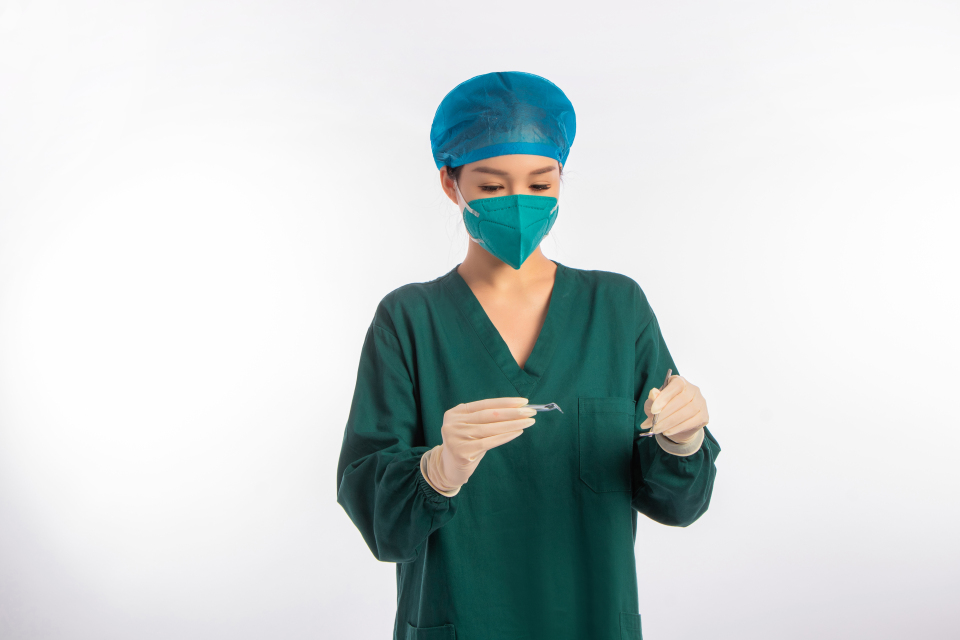 专业医生近景实拍图