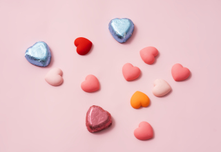 心形外包装巧克力高清图