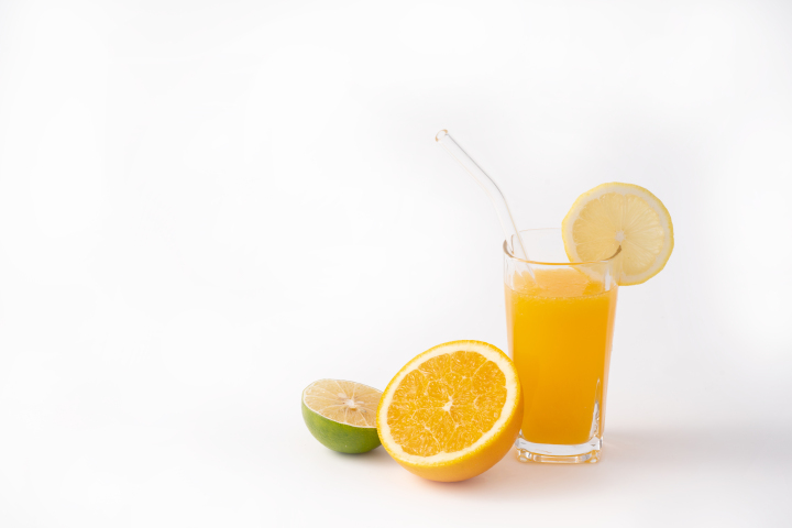一杯香橙柠檬鲜果橙汁版权图片下载