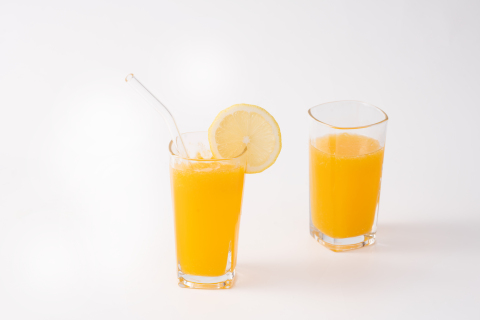 新鲜水果香橙果汁饮品图片