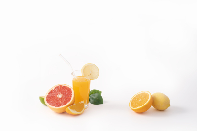 鲜果薄荷柠檬水果汁图片
