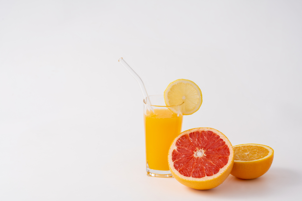 半个西柚香橙原材料榨汁版权图片下载