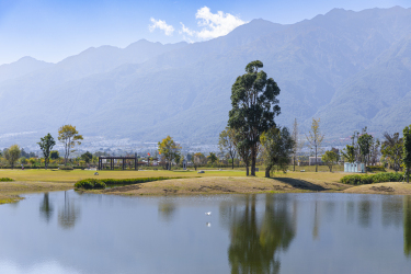 山川河流倒影景色美景图片