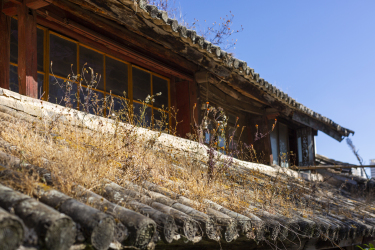 古式中国风建筑老式房屋图