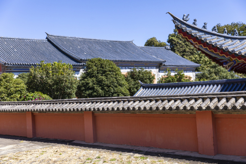 中式古代建筑寺庙风格高清图