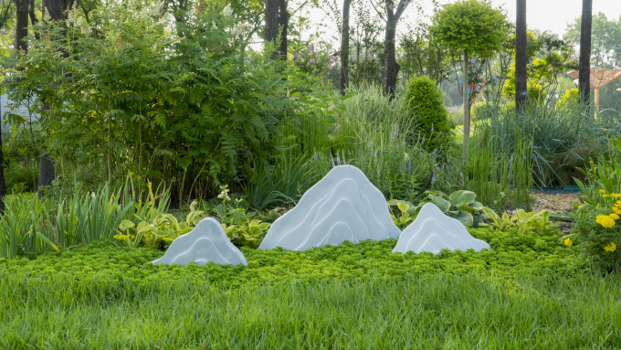 园林自然清新绿植图片