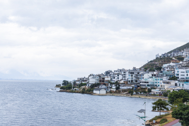 休闲度假村景色实拍图