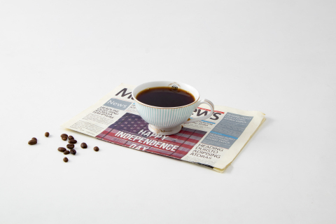 咖啡豆研磨香浓咖啡高清图