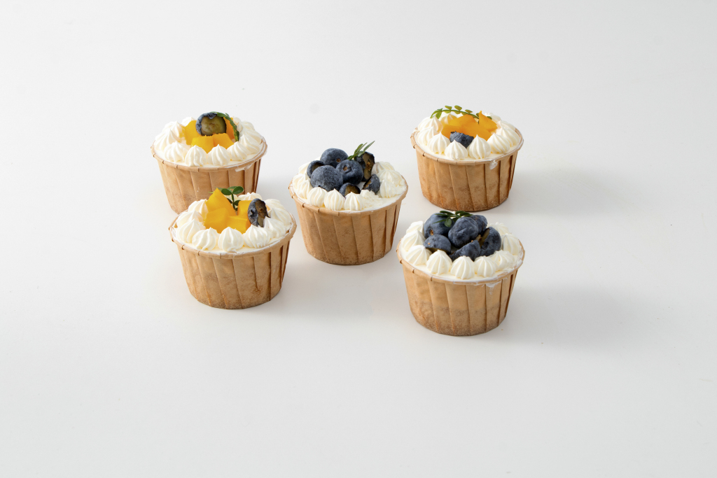 水果奶油蛋糕杯下午茶版权图片下载