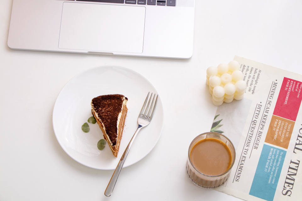 咖啡甜品小蛋糕午休甜品图