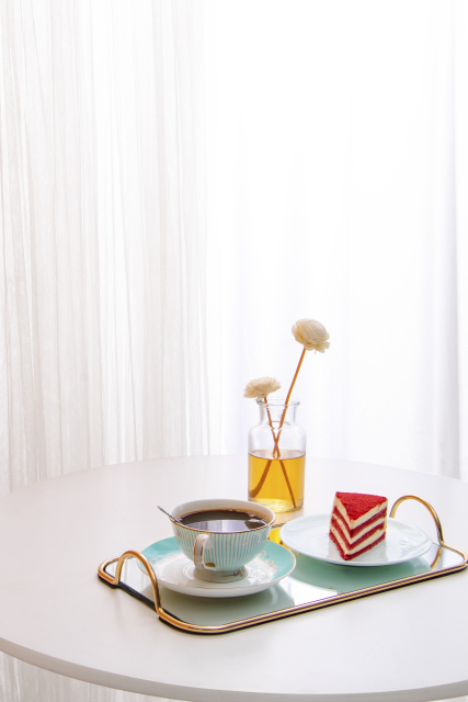 香薰咖啡甜品下午茶展示图