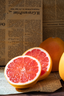 切片血橙酸甜热带水果图