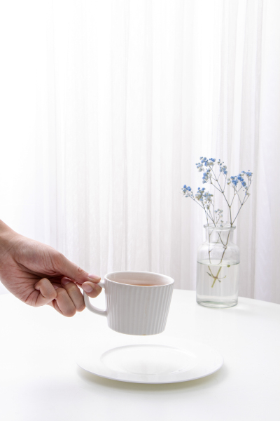 白色陶瓷茶具饮茶下午茶图片