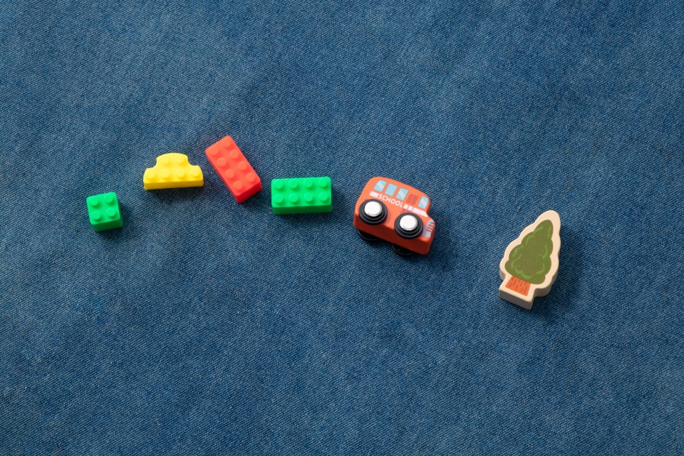 大树车辆儿童积木实拍图