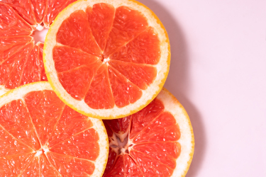 香橙血橙水果切片摆拍图