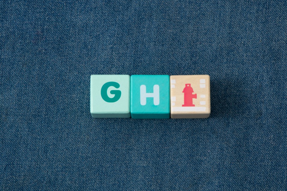 儿童益智玩具青色积木实拍图