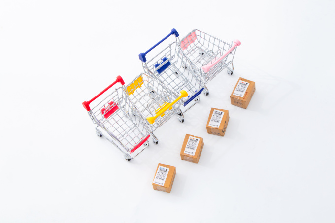 玩具购物车快递高清图