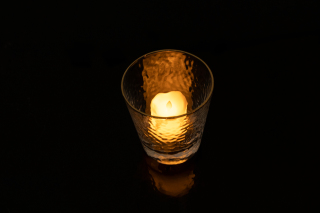 中元节哀悼祈福蜡烛图片