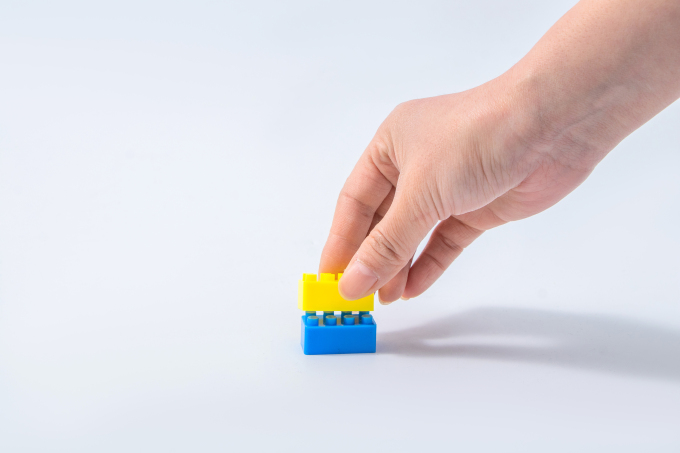 儿童拼插颗粒积木高清图