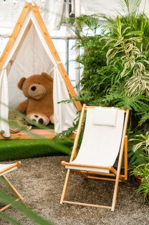 小熊帐篷野餐用具高清图