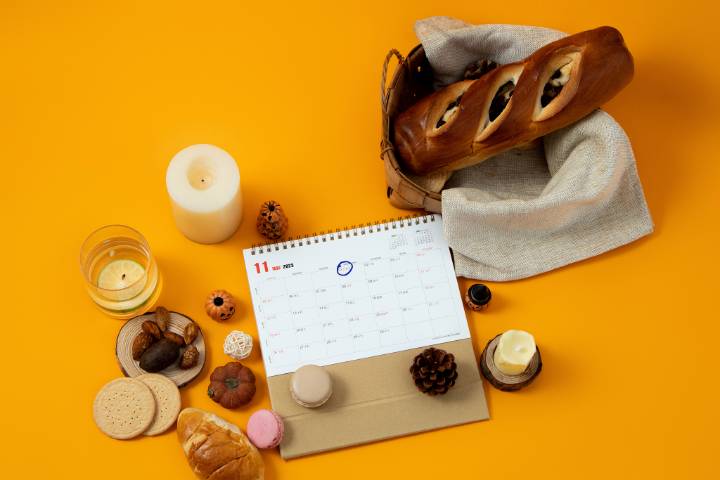 万圣节前夜美味面包高清图版权图片下载