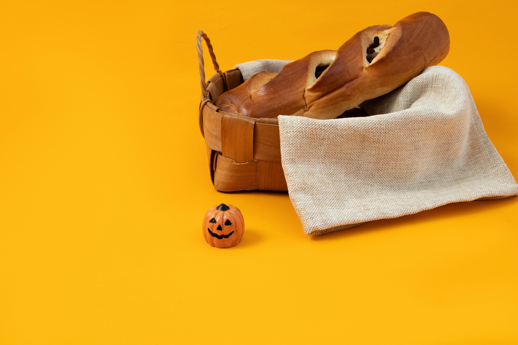 万圣夜食品手工面包高清图版权图片下载